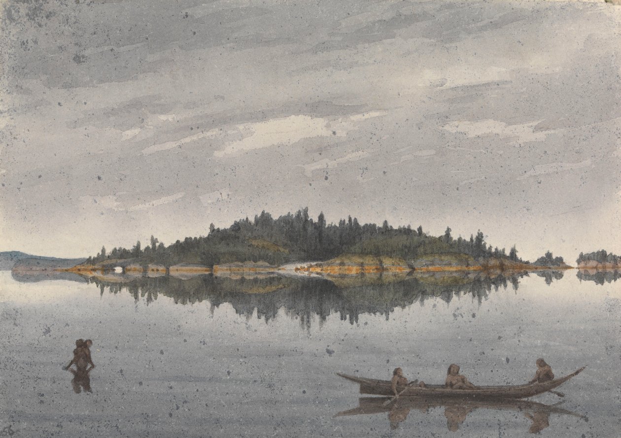 Isola dei cervi, Beaver Harbour, Isola di Vancouver, 15 luglio 1851 [Canada] da Admiral Sir Edward Gennys Fanshawe