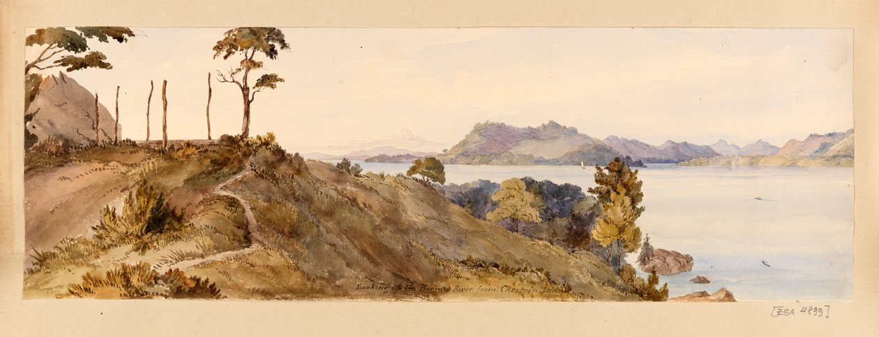 Guardando il fiume Borneo dall