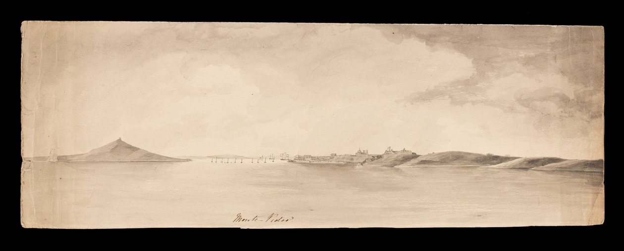 Monte Video dal West Indies, North American e Borneo scrapbook da Admiral Sir Edward Gennys Fanshawe