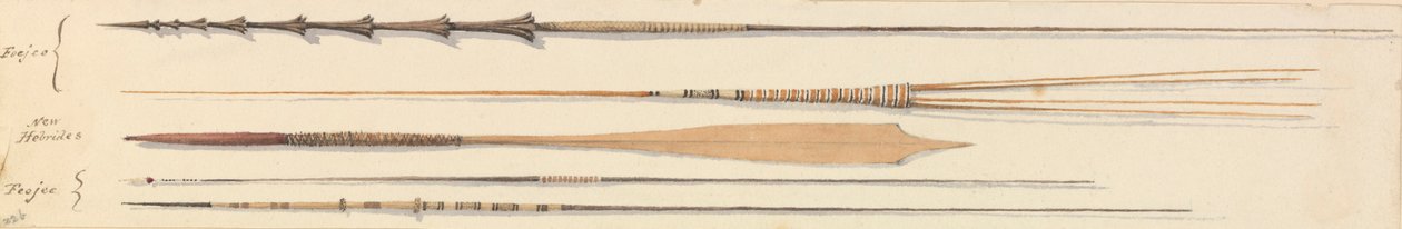 Lance delle Figi e Nuove Ebridi da Admiral Sir Edward Gennys Fanshawe