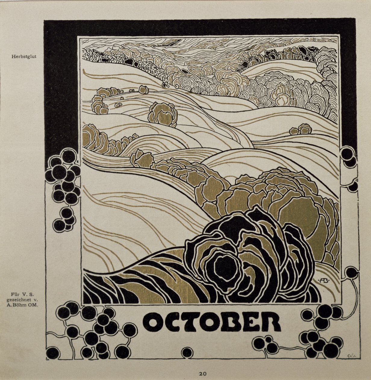 Ottobre, 1901 da Adolf Bohm