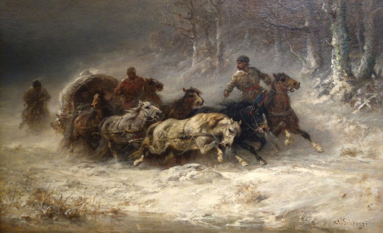Fuga da Mosca da Adolf Schreyer