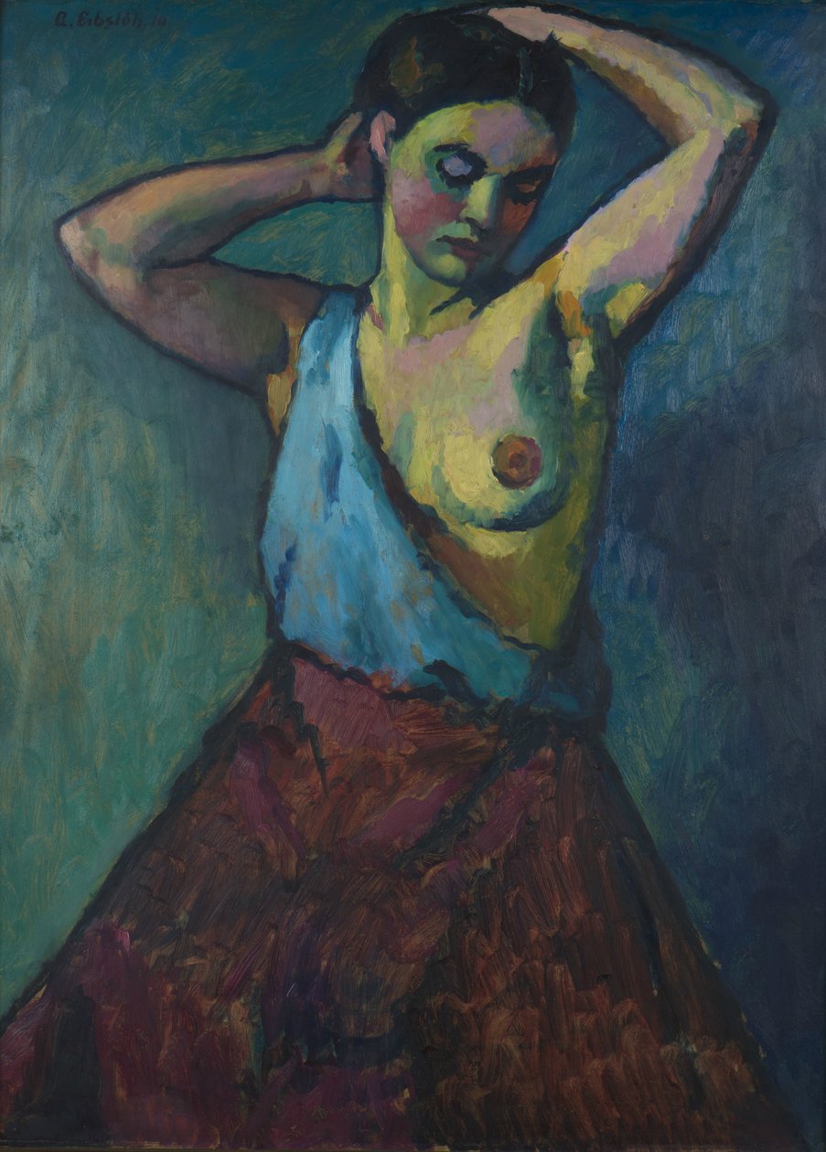 Ragazza con gonna rossa da Adolf Erbslöh