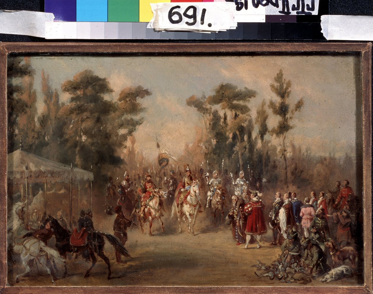 La caccia dello zar nel XVI secolo da Adolf Jossifowitsch Charlemagne