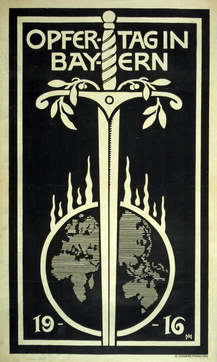 Poster di raccolta fondi tedesco 