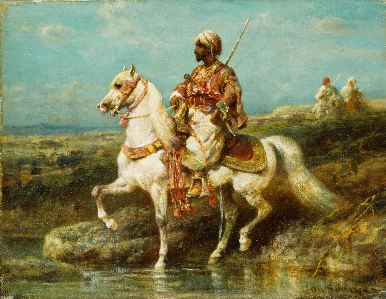 Cavaliere arabo da Adolf Schreyer