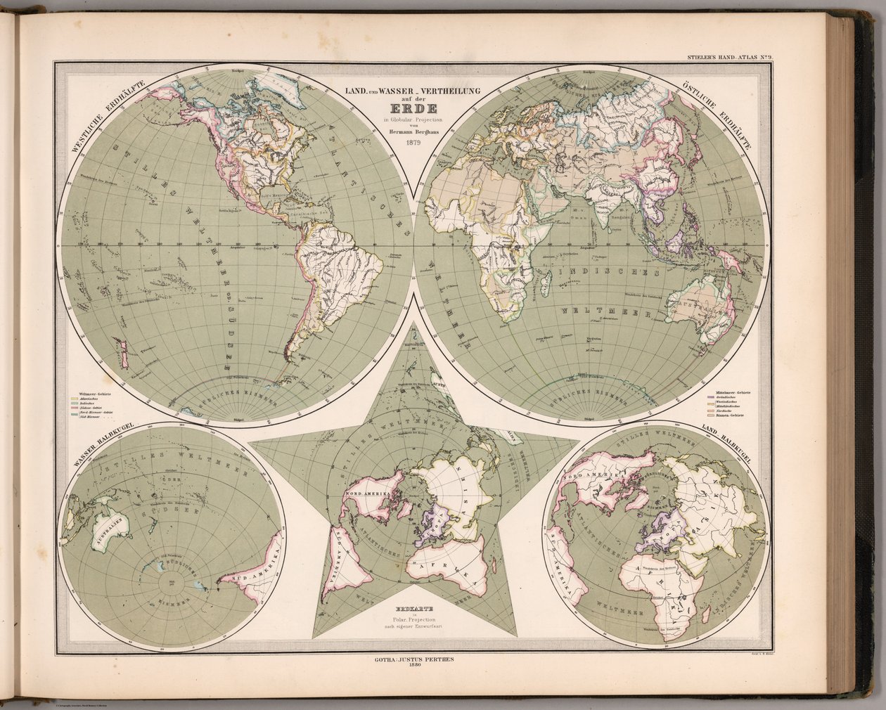 Atlante manuale di tutte le parti della terra e della struttura del mondo (2761016) da Adolf Stieler