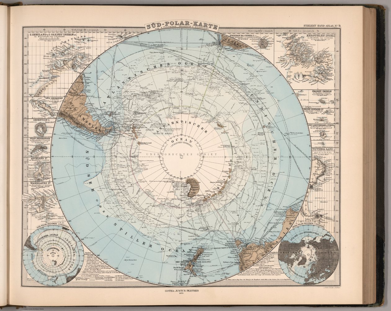 Atlante manuale di tutte le parti della terra e del mondo (2761018) da Adolf Stieler