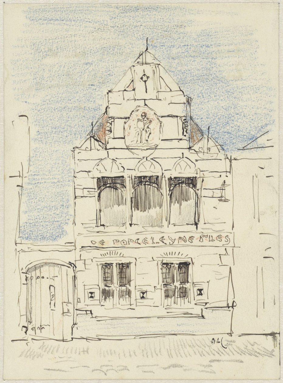 Negozio chiamato De Porceleyne Fles da Adolf le Comte