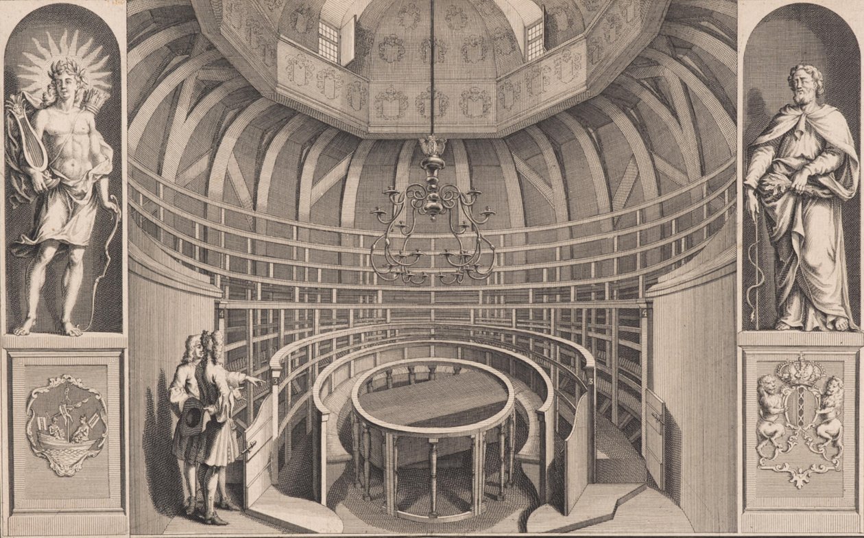 Teatro anatomico nel Waaggebouw da Adolf van der Laan