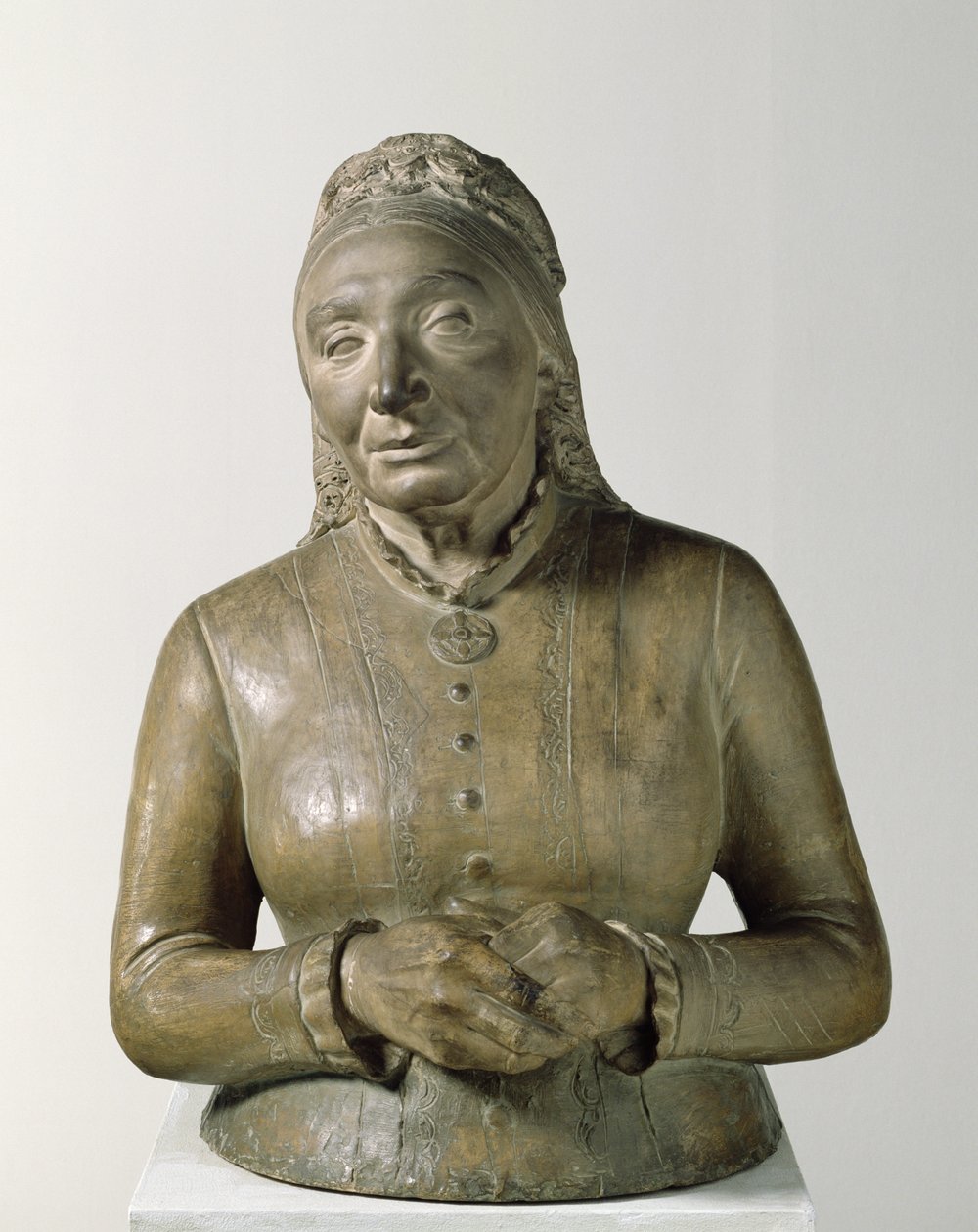 Ritratto di Marie Fielder (1819-1901), 1882 da Adolf von Hildebrand