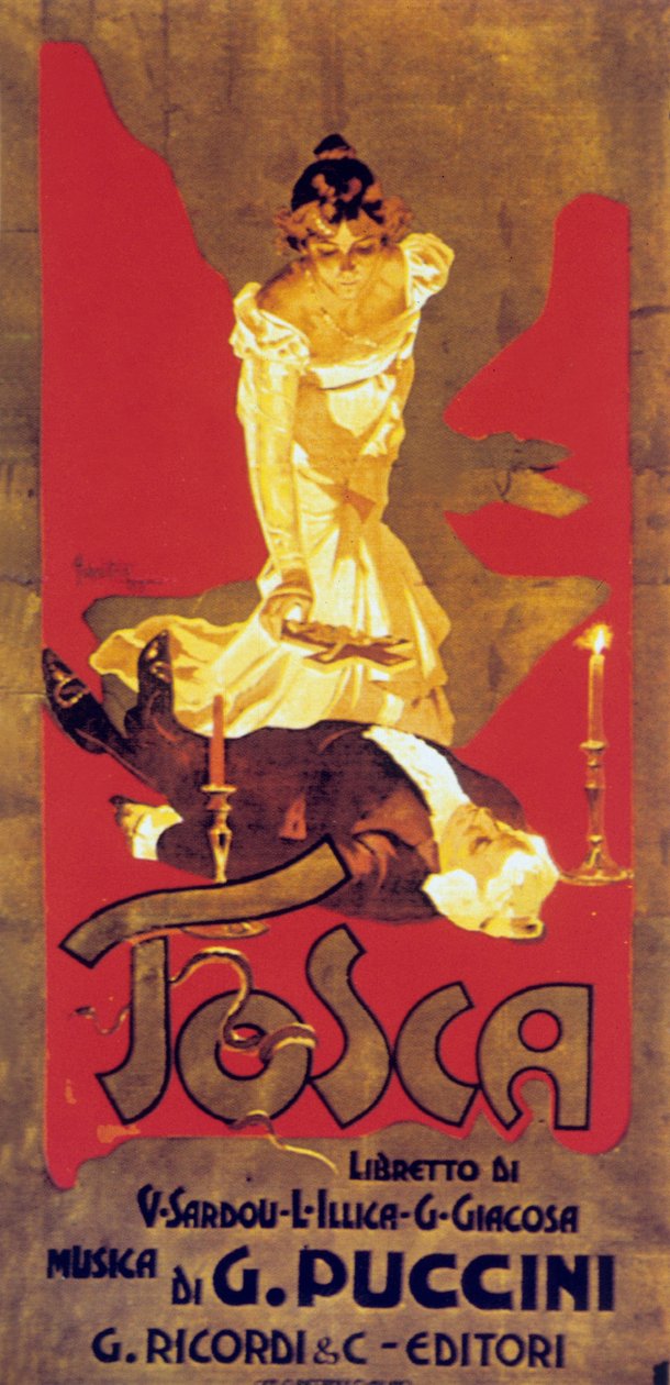 Copertina di Adolf Hohenstein della partitura dell