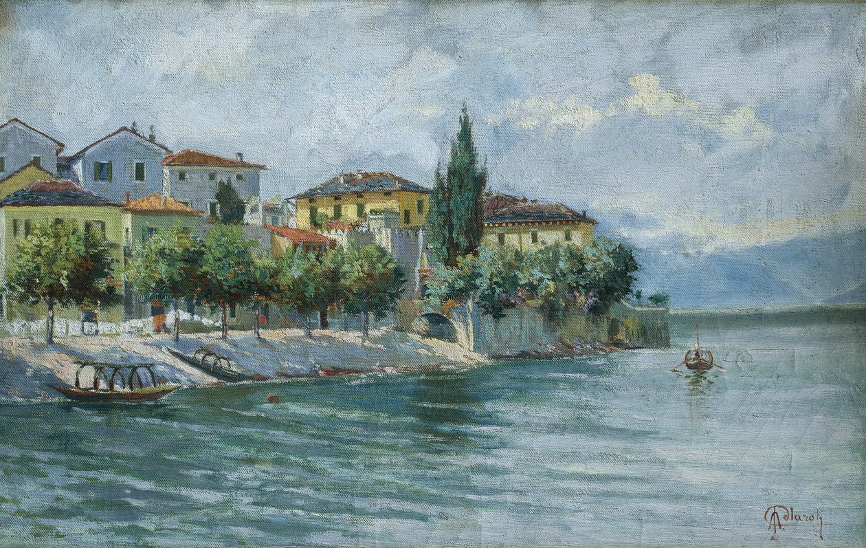 Paesaggio del Lago Maggiore da Adolfo Polaroli