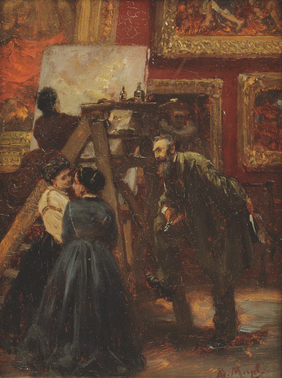Al Louvre, 1867 da Adolph Menzel