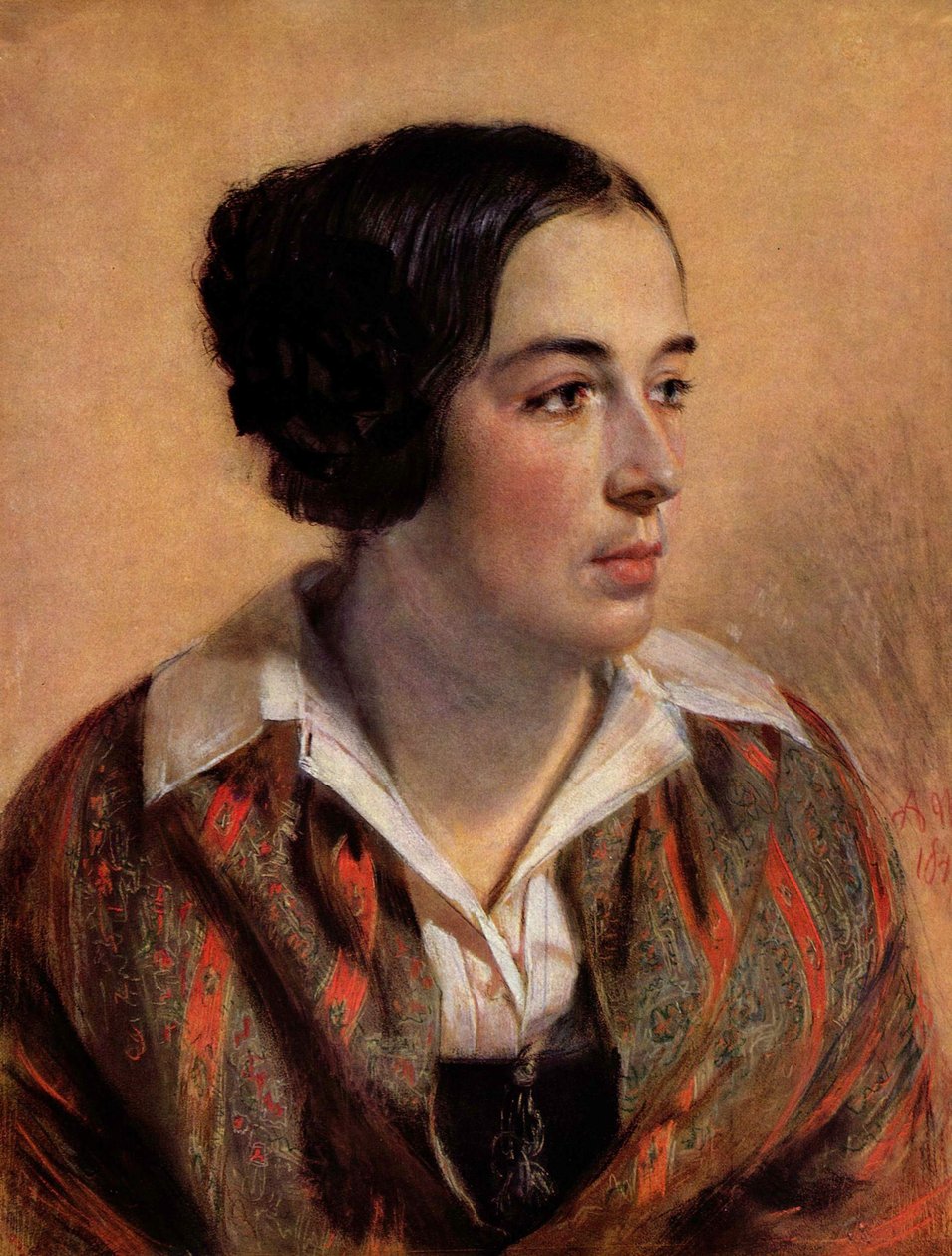 Ritratto di Karoline Arnold da Adolph Menzel
