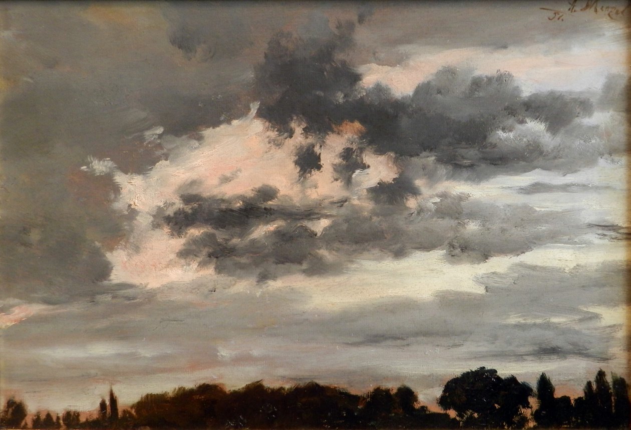 Studio di nuvole da Adolph Menzel