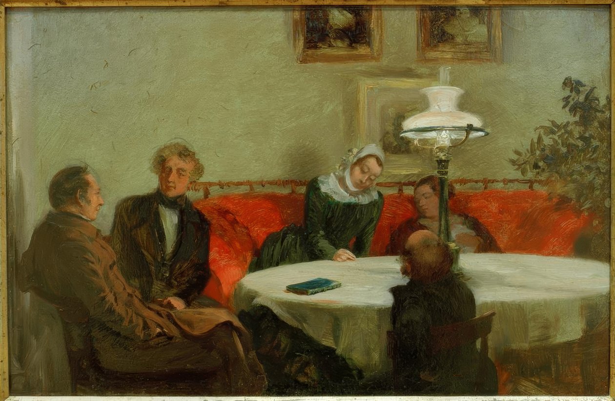 Serata sociale da Adolph Menzel