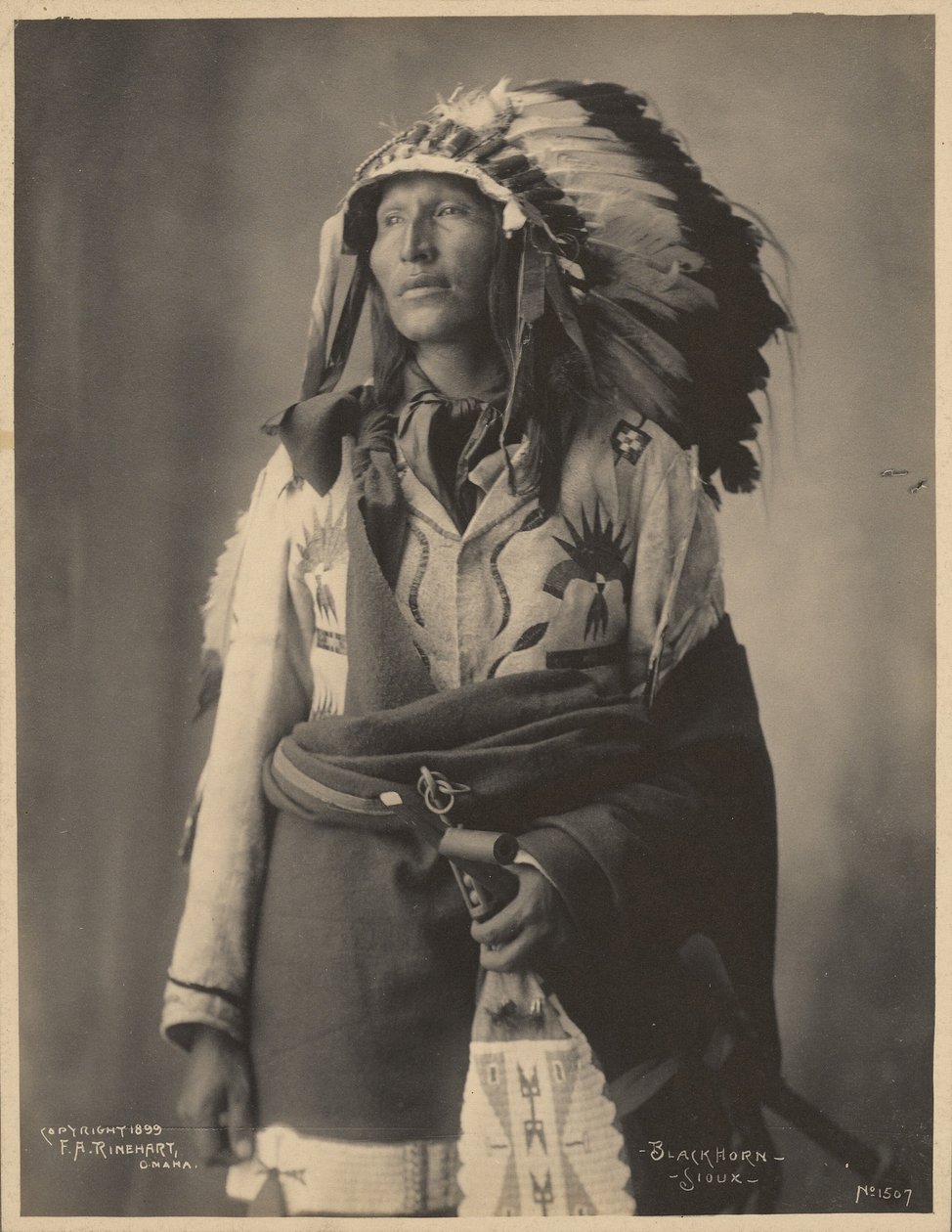 Blackhorn, Sioux da Adolph F. Muhr