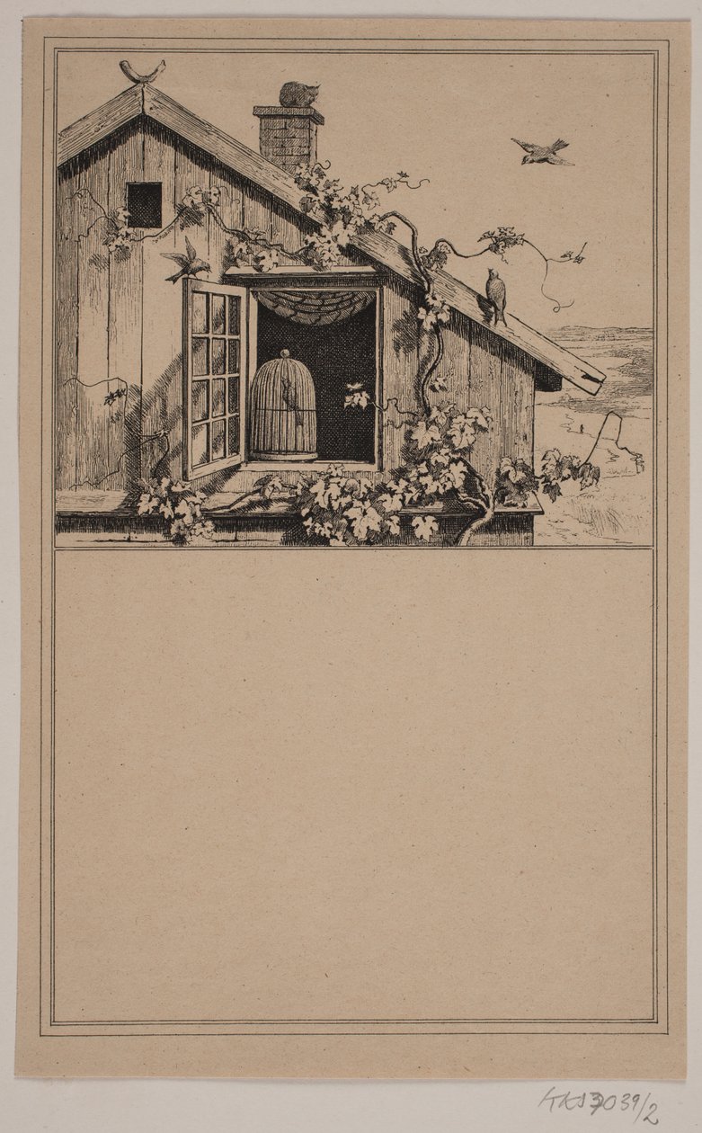 I prigionieri e i liberi. N. 1 in Chr. Winther e M. Rørbye, "25 Immagini per bambini" da Johan Adolph Kittendorff