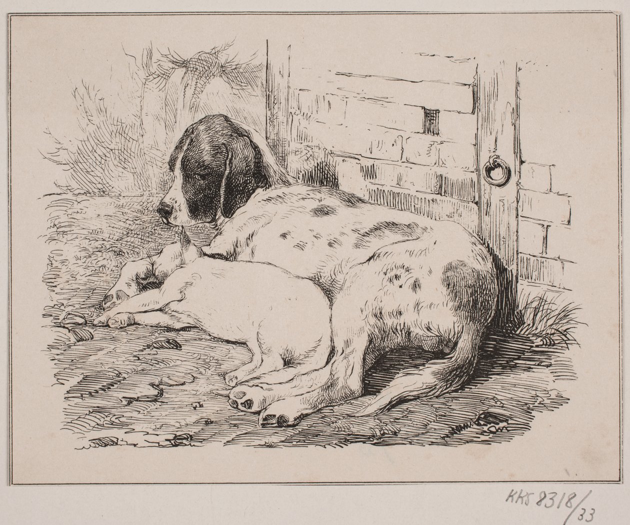I due amici da Johan Adolph Kittendorff