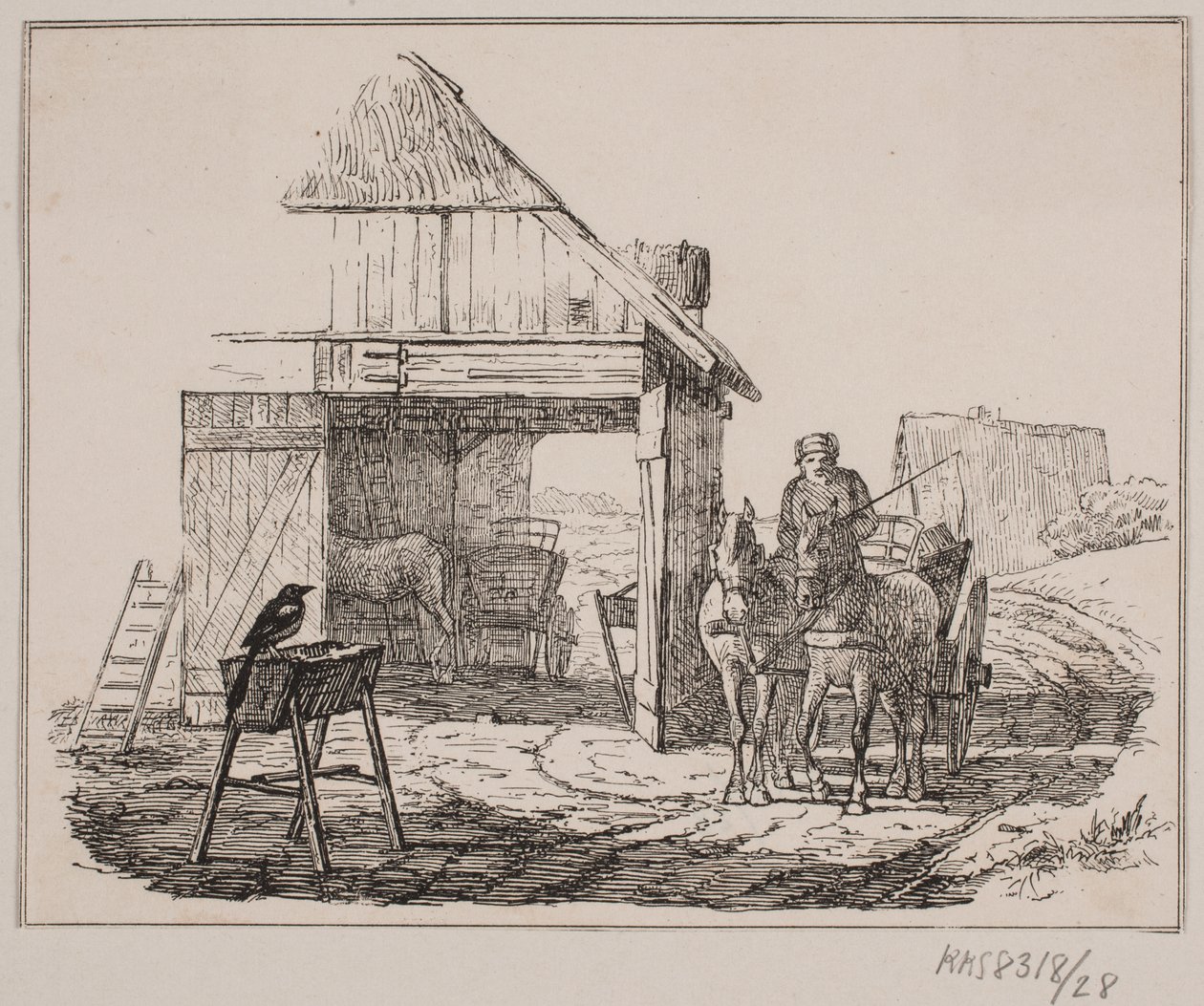 La gazza da Johan Adolph Kittendorff