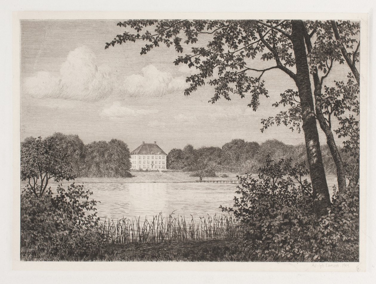 Parte presso Dronninggaard da Adolph Larsen