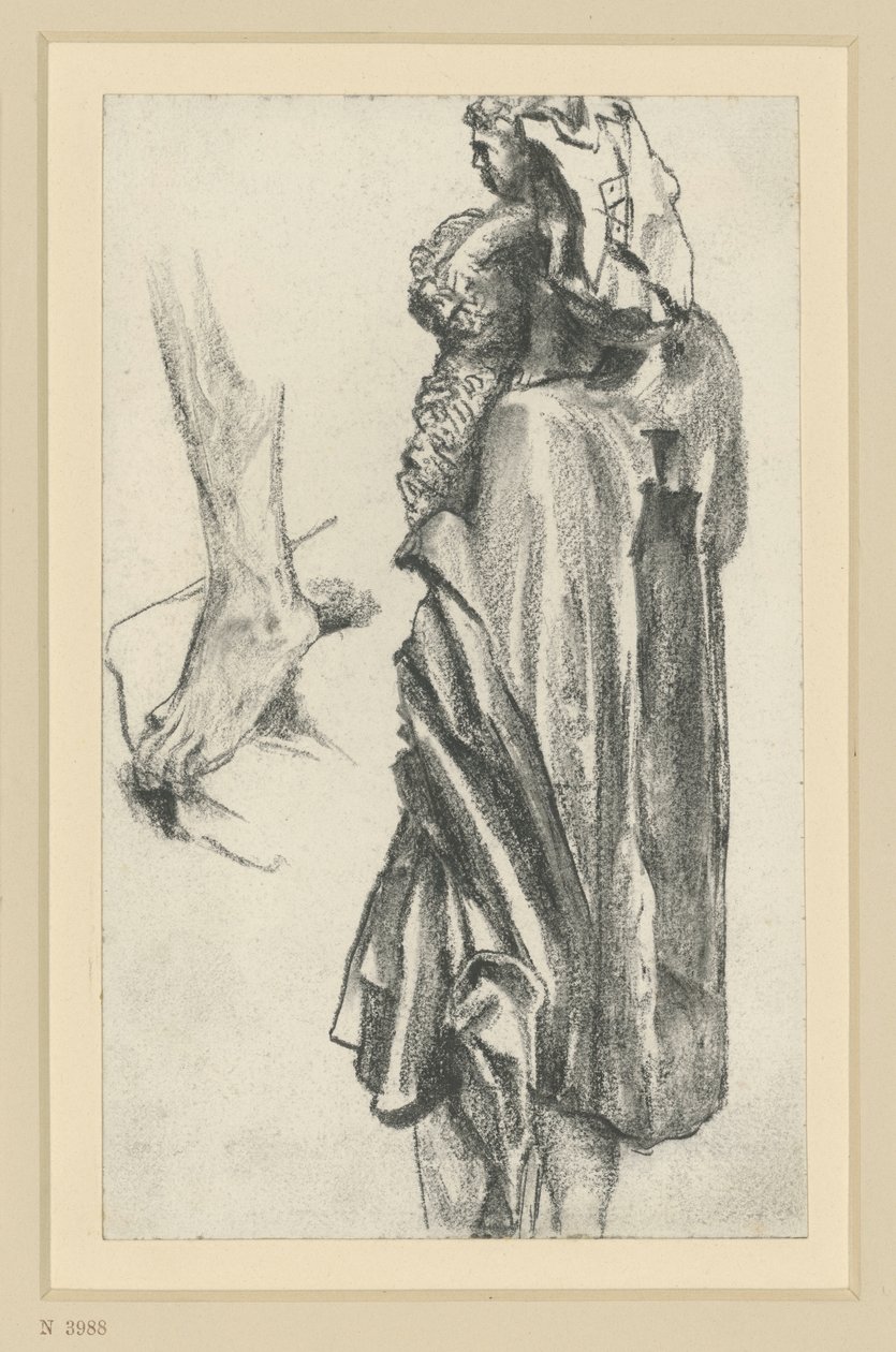 San Cristoforo dell’Apostelmeister di Freiberg a Dresda da Adolph Menzel