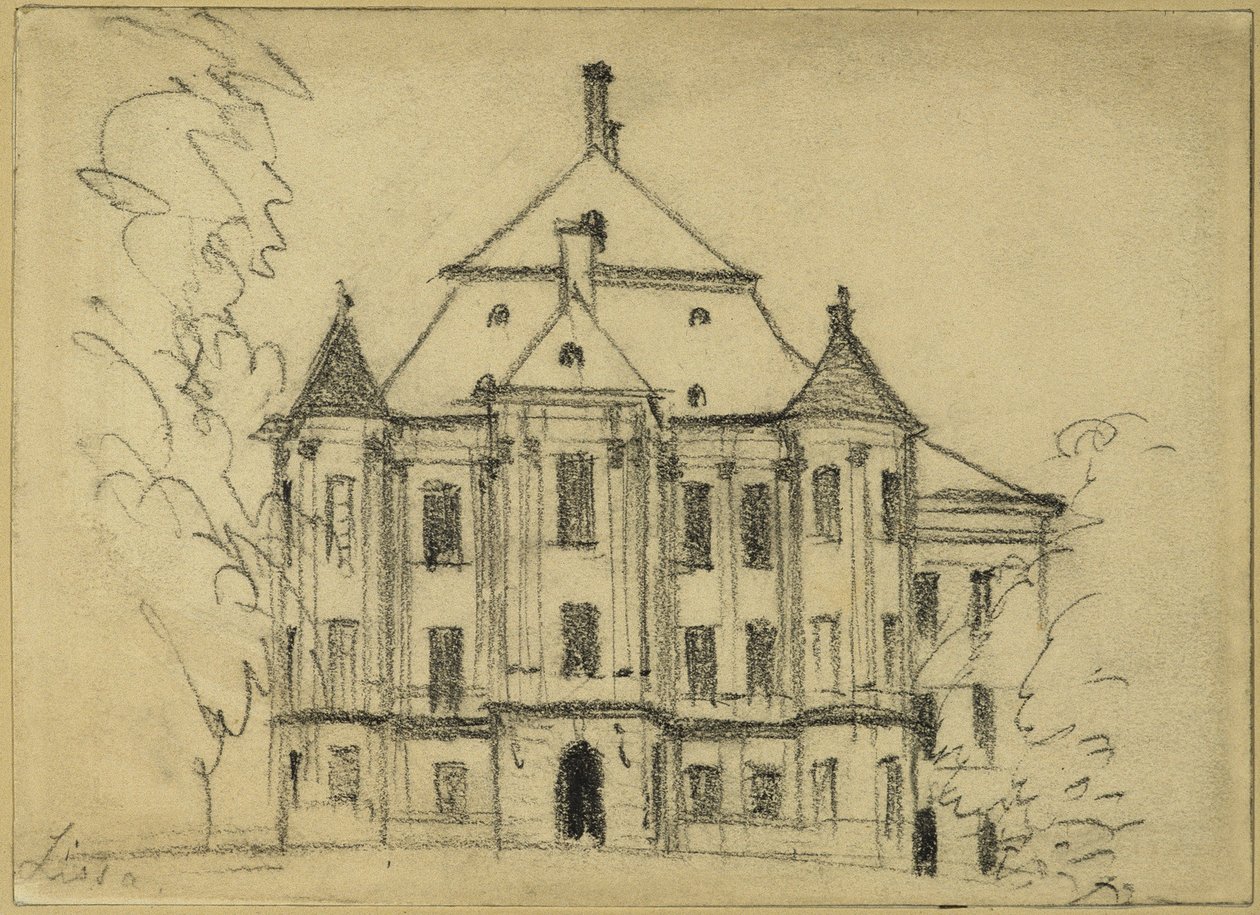 Il castello di Lissa da Adolph Menzel