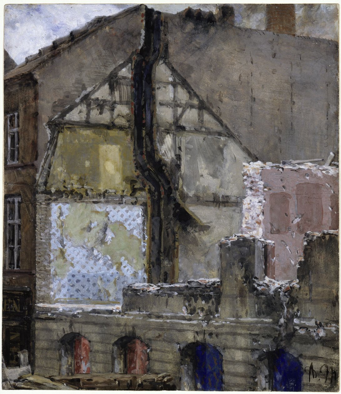 La casa in rovina, tratta da "Kinderalbum" da Adolph Menzel