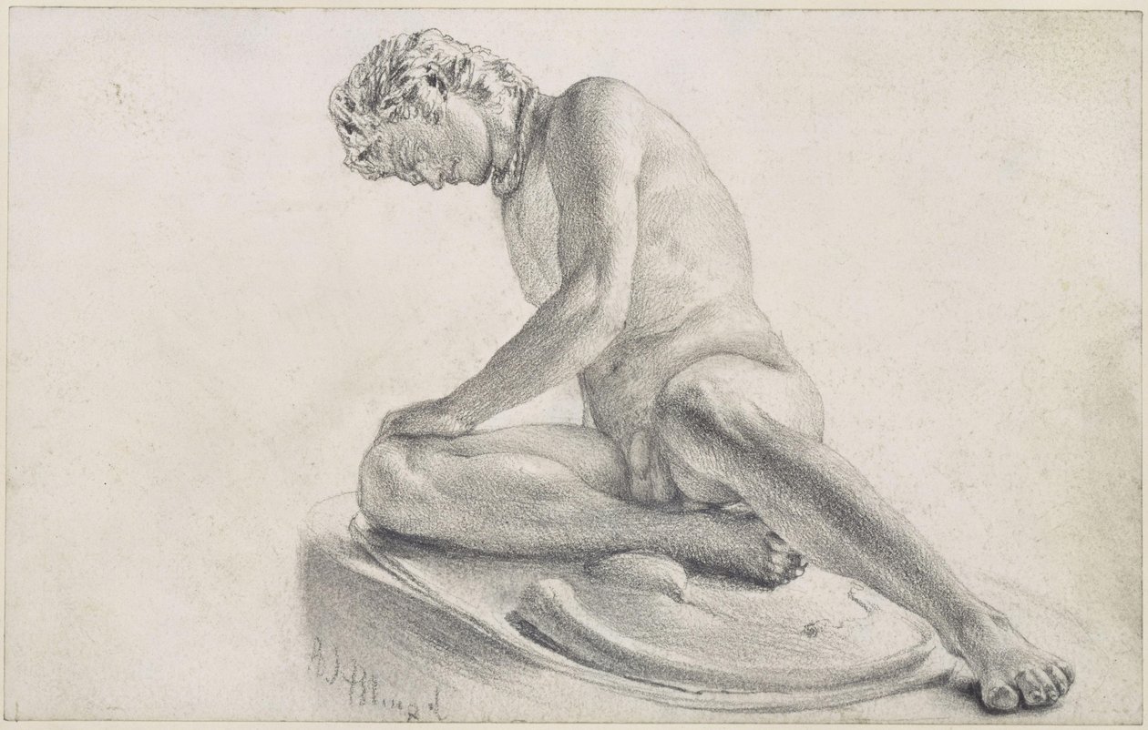 Il gallico morente da Adolph Menzel