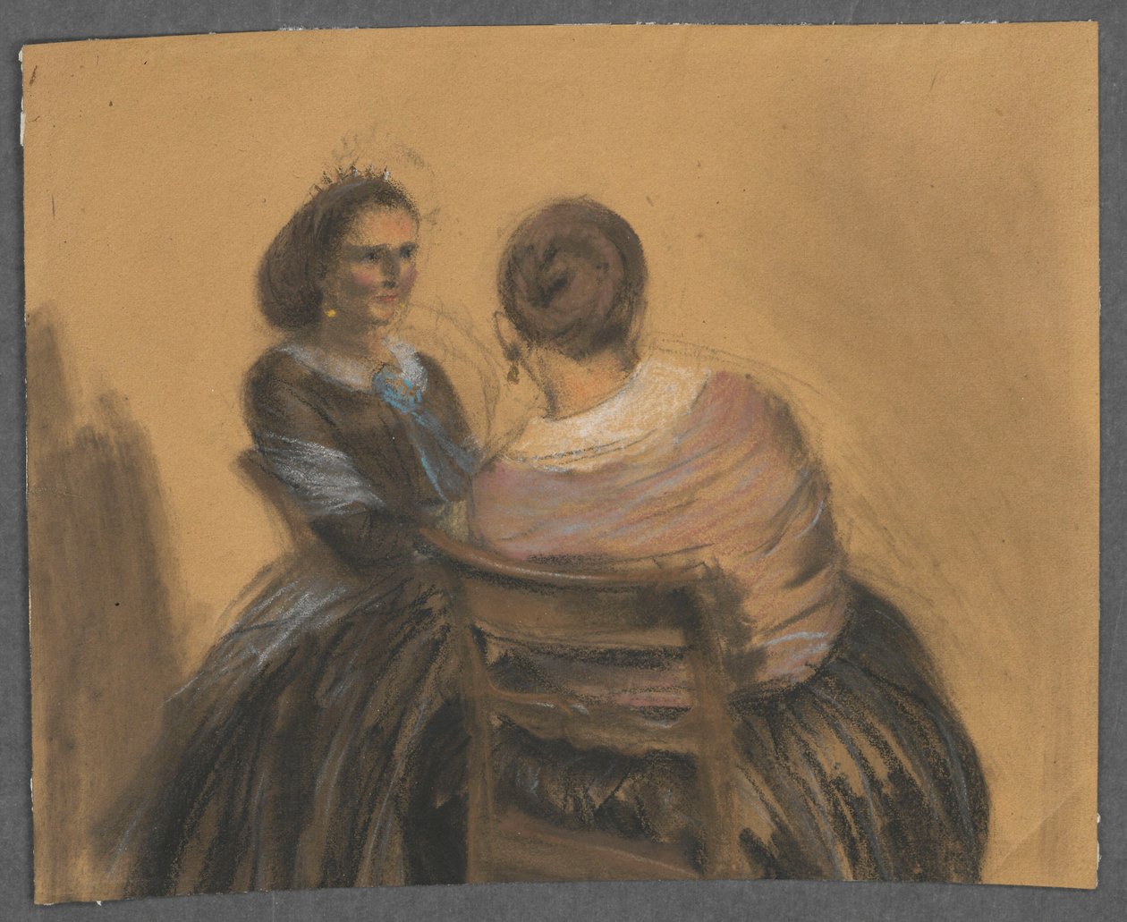 Due donne da Adolph Menzel
