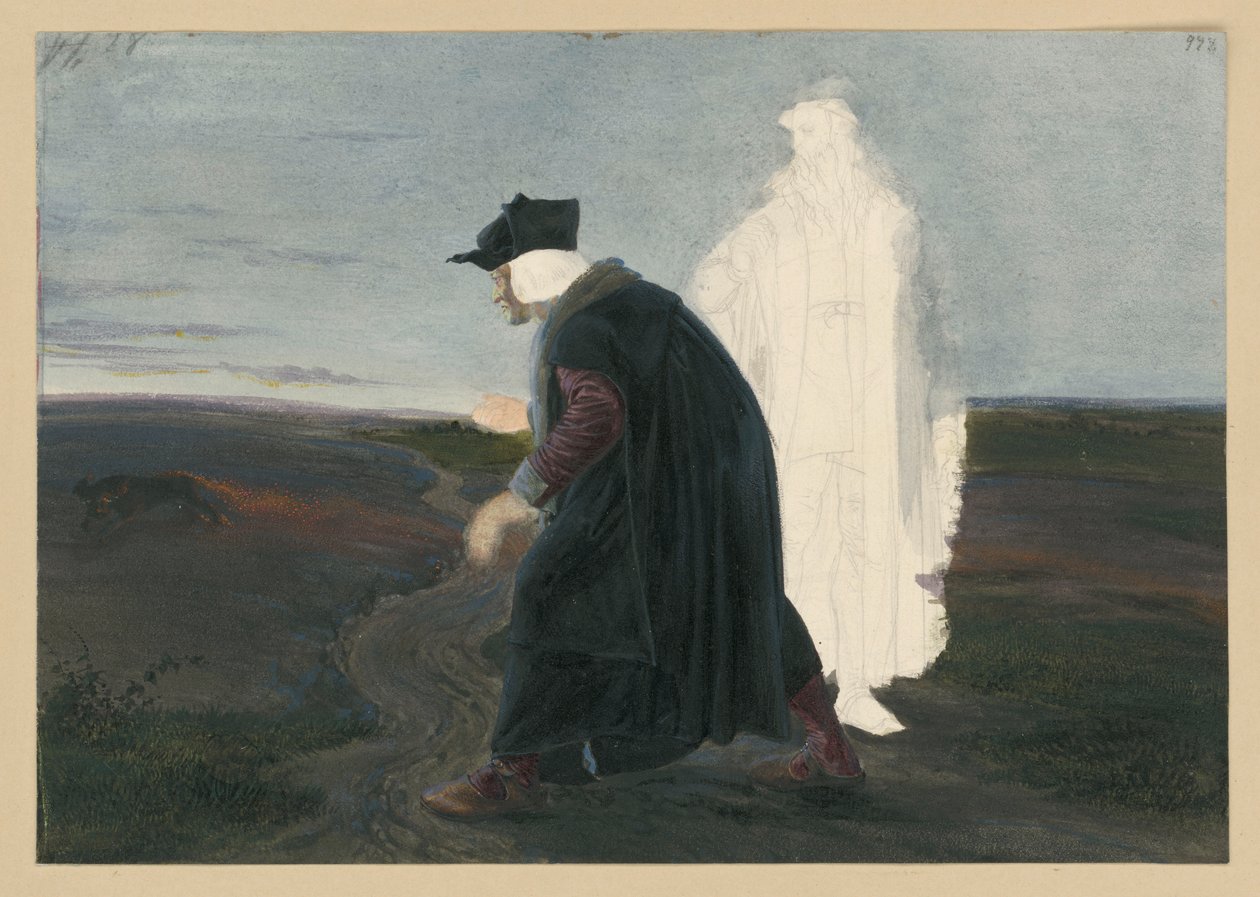 Faust e Wagner da Adolph Menzel