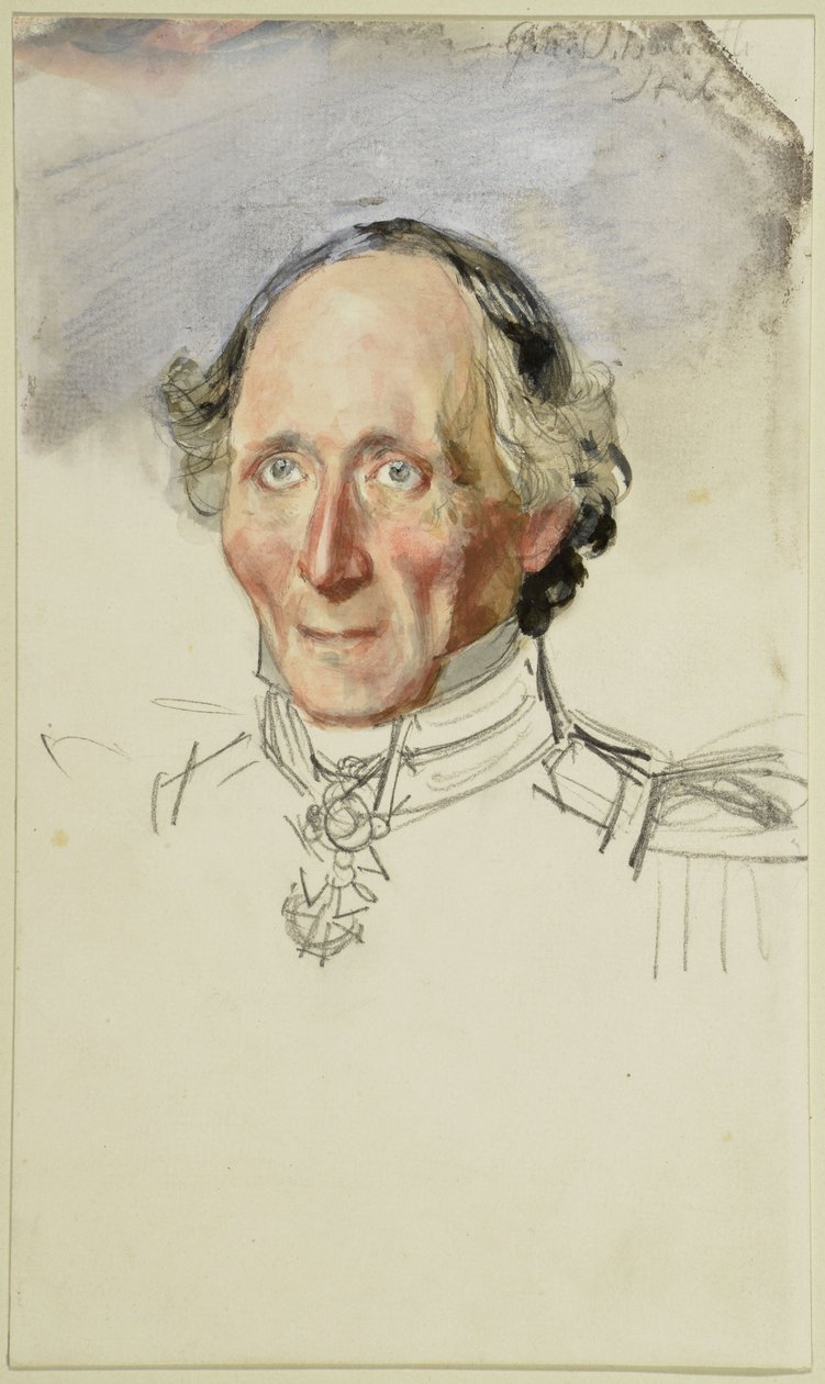 Friedrich August Stüler. Studio per il dipinto "L