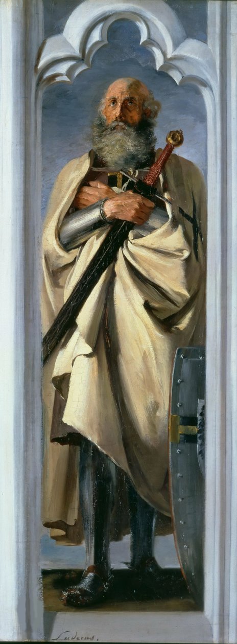 Luther Luder von Braunschweig, Gran Maestro dei Cavalieri Teutonici, 1846 da Adolph Menzel