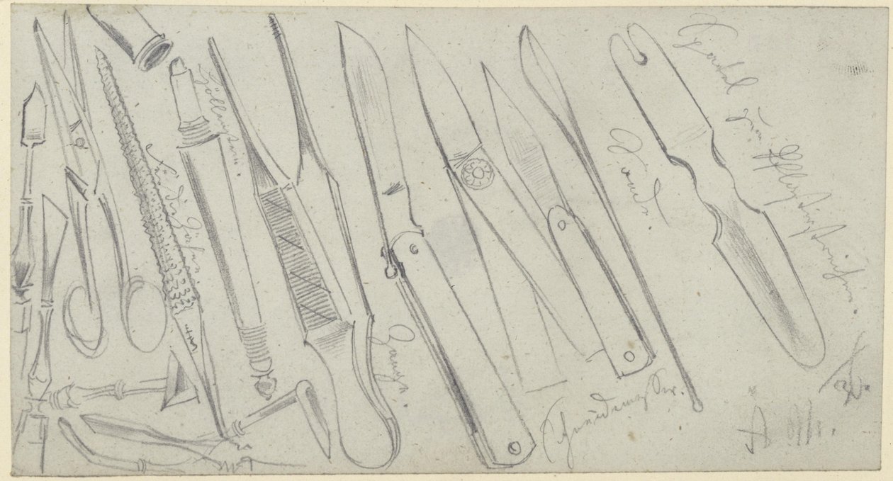 Strumenti medici da Adolph Menzel