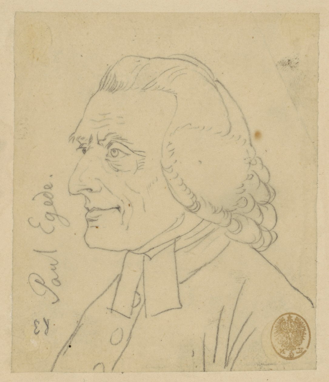 Paul Egede. Pastore da Adolph Menzel