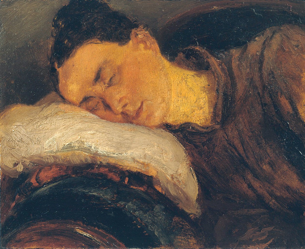 Donna addormentata da Adolph Menzel
