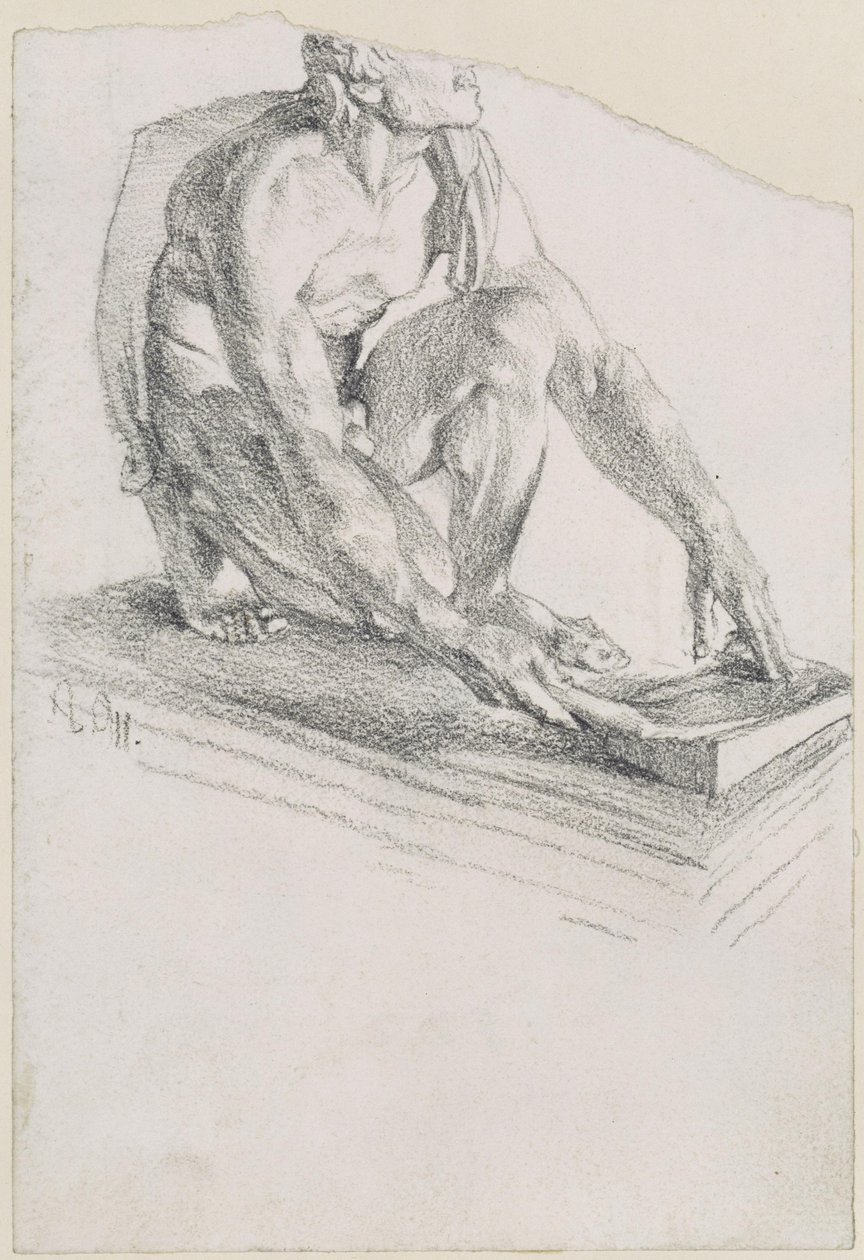 Il trinciatore scita (calco dall’originale conservato agli Uffizi di Firenze) da Adolph Menzel