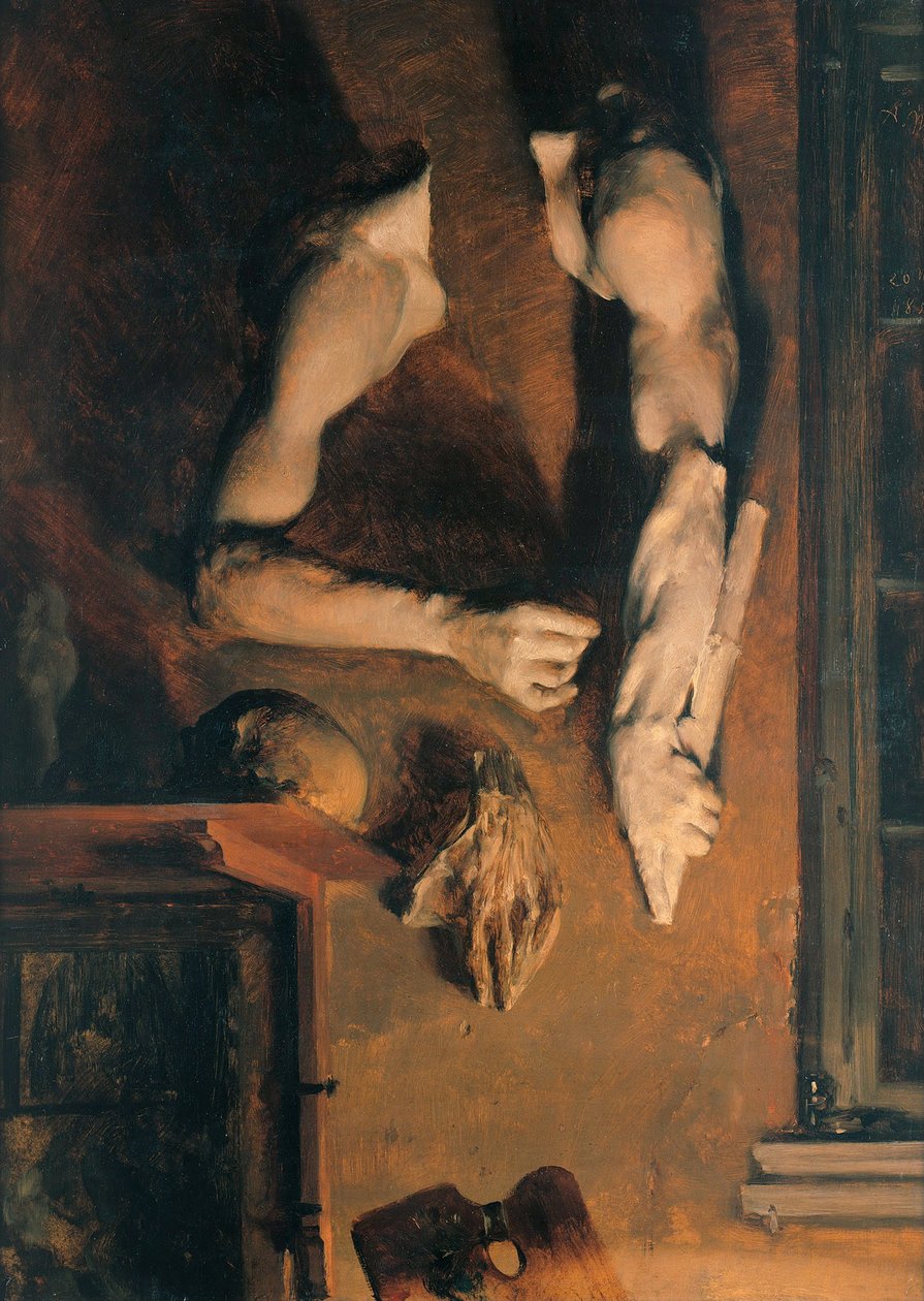 Muro dello studio, 1852 da Adolph Menzel
