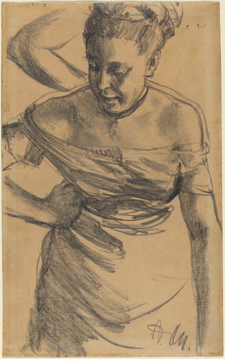 Studio di una donna da Adolph Menzel