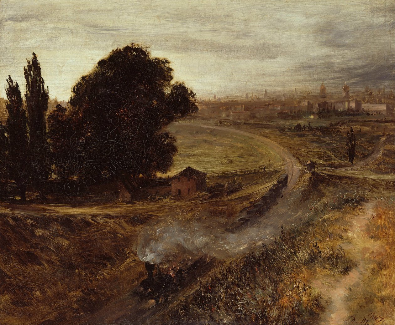 La Ferrovia Berlino-Potsdam da Adolph Menzel
