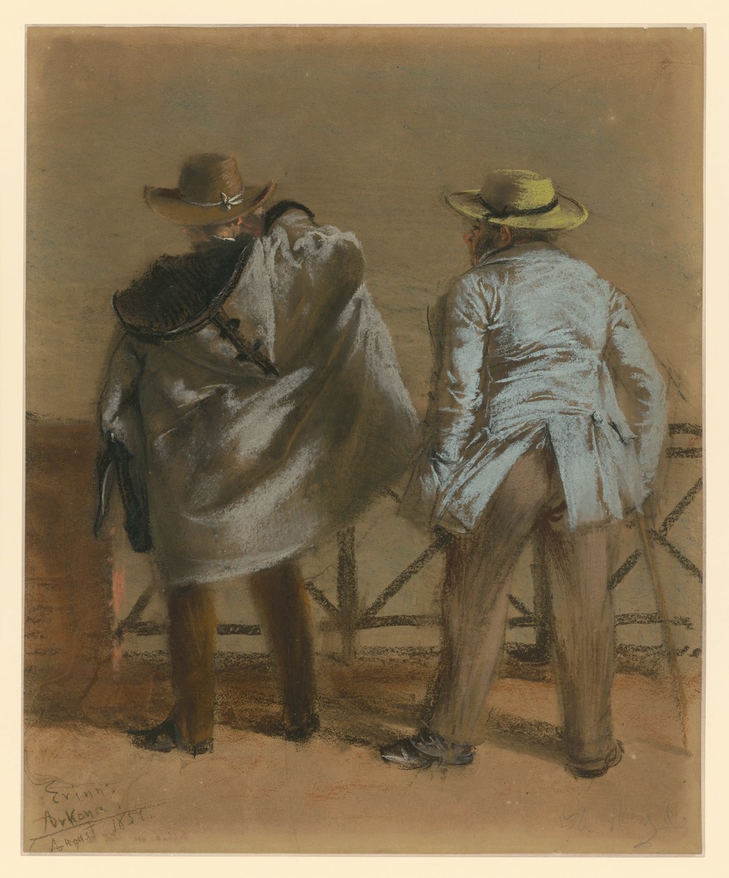 Due bagnanti al mare da Adolph Menzel