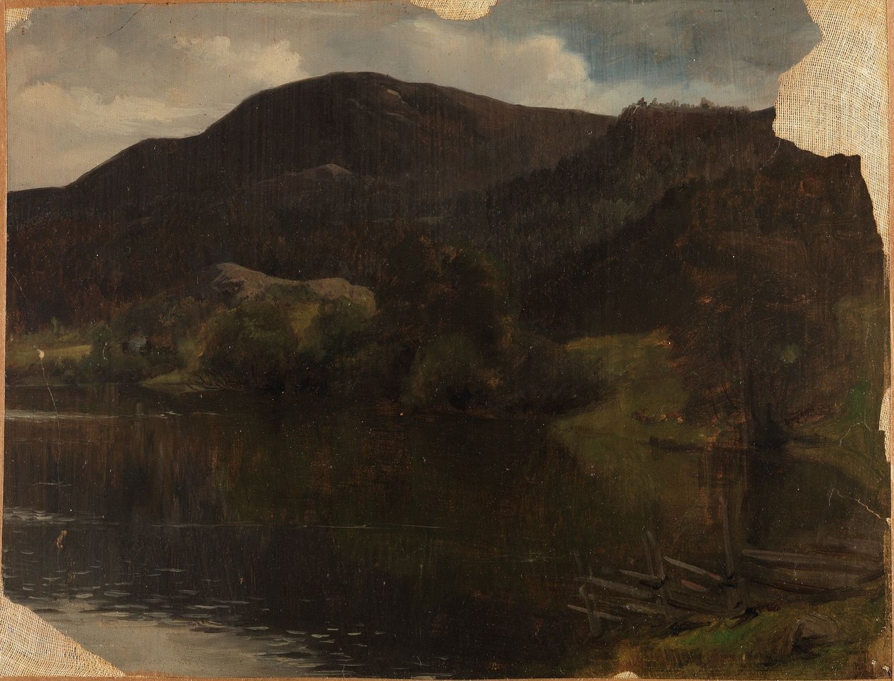 Un lago da Adolph Tidemand