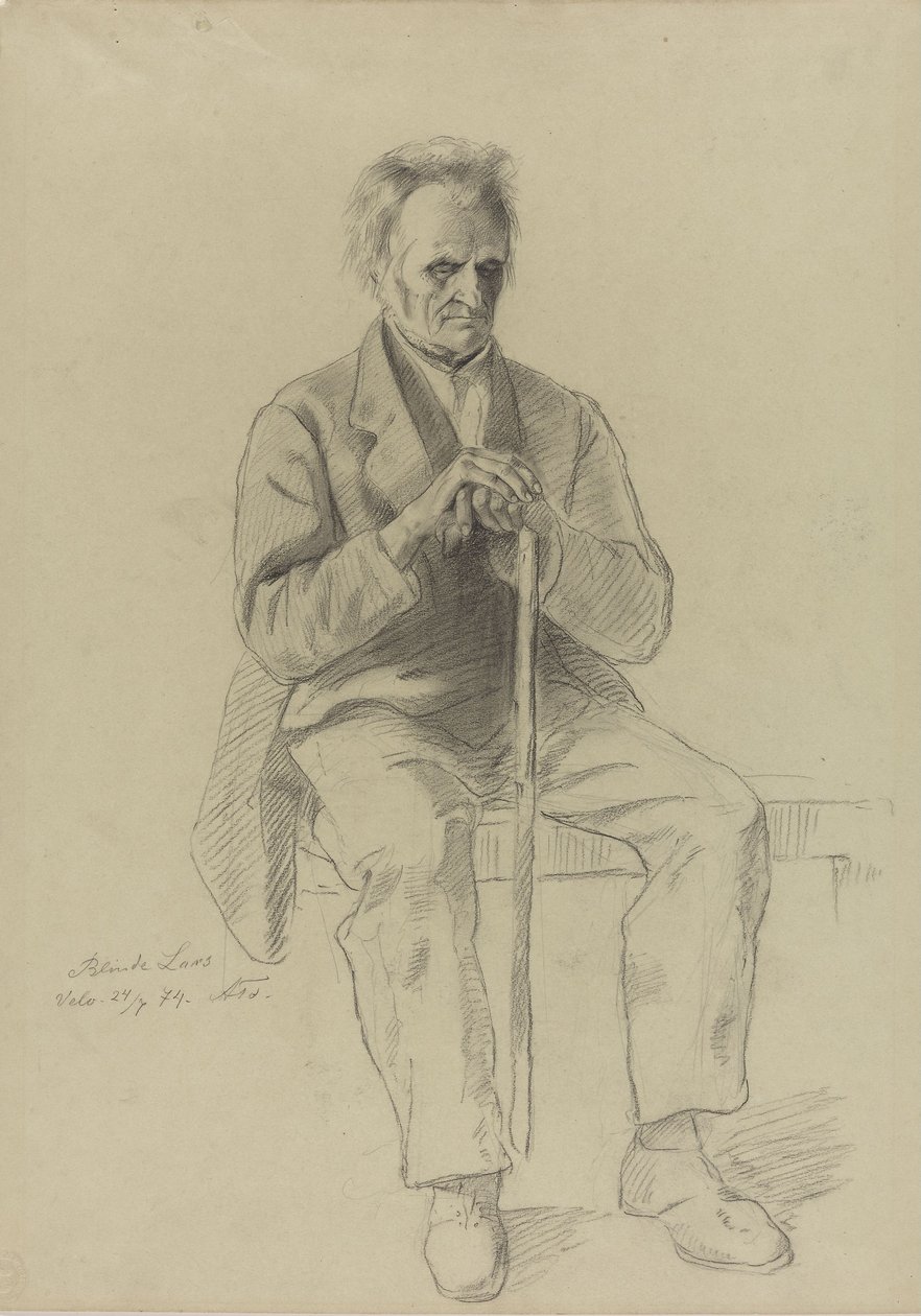 «Lars il cieco» da Adolph Tidemand