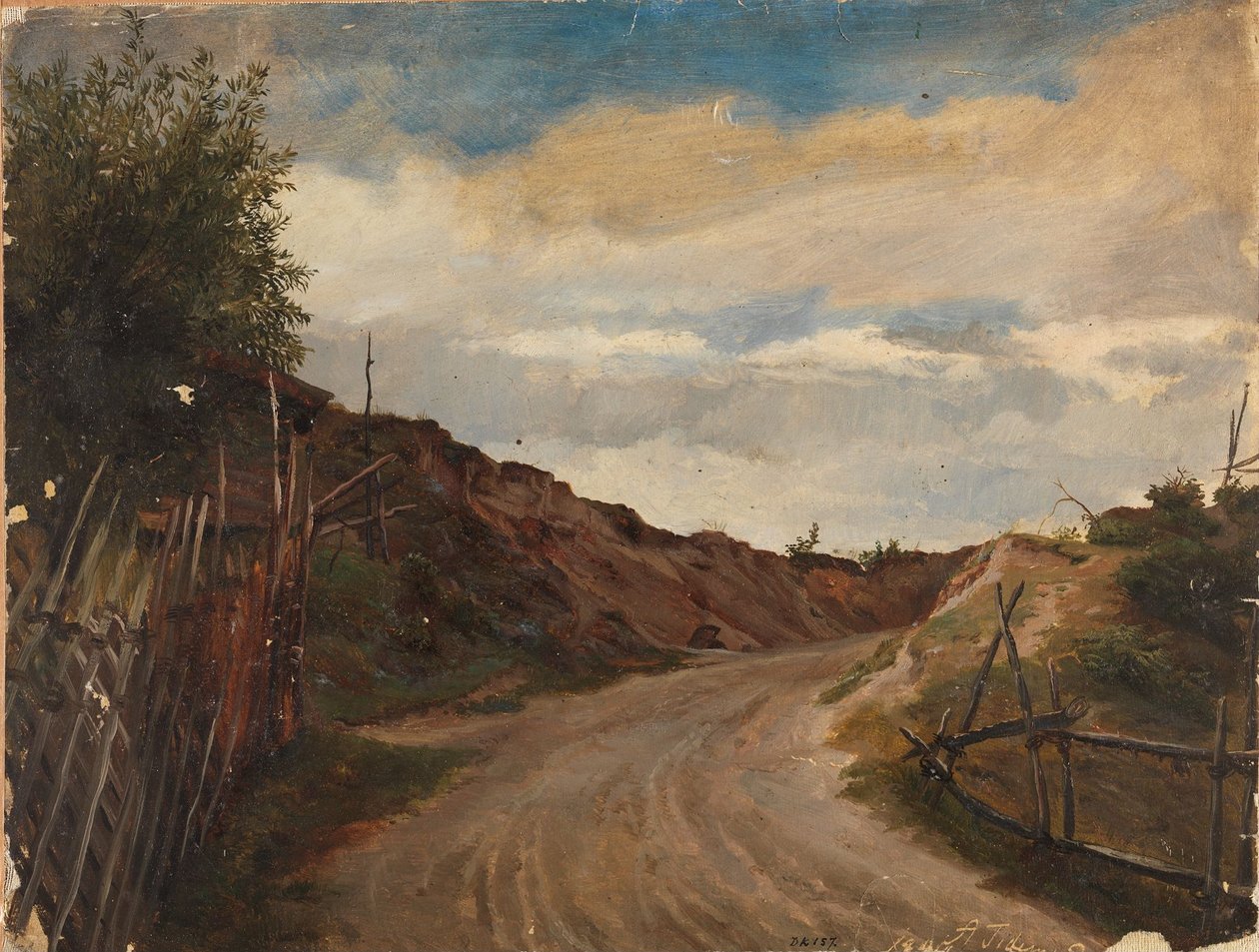 Strada di campagna da Adolph Tidemand