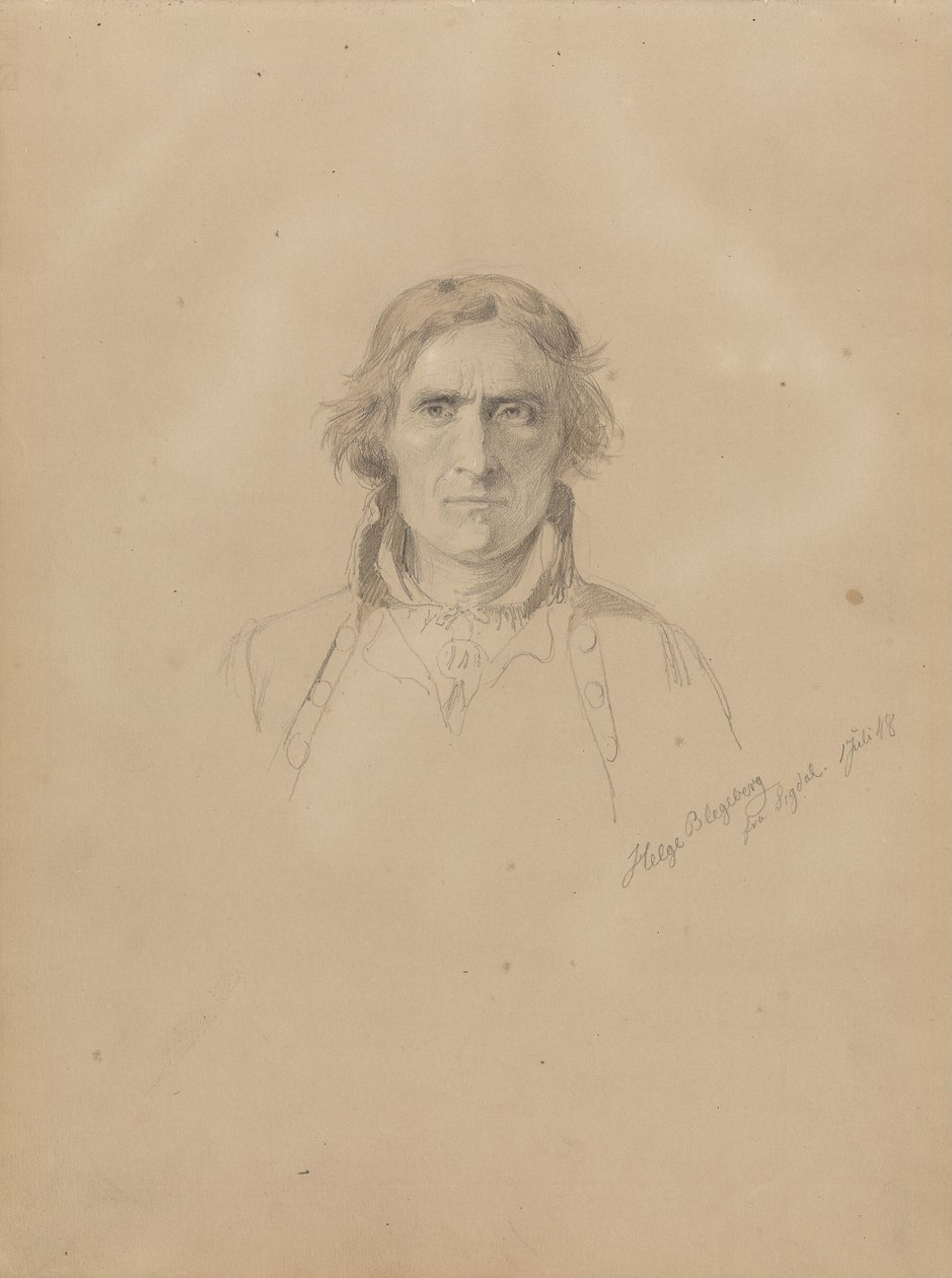 Helge Blegeberg, Sigdal da Adolph Tidemand