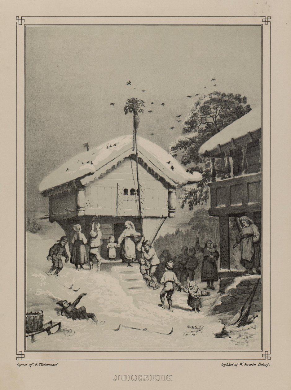 Illustrazione tratta dal libro Norge fremstillet i Tegninger di Asbjørnsen, P.Chr. e pubblicato da Chr. Tønsberg (no, 1848) da Adolph Tidemand