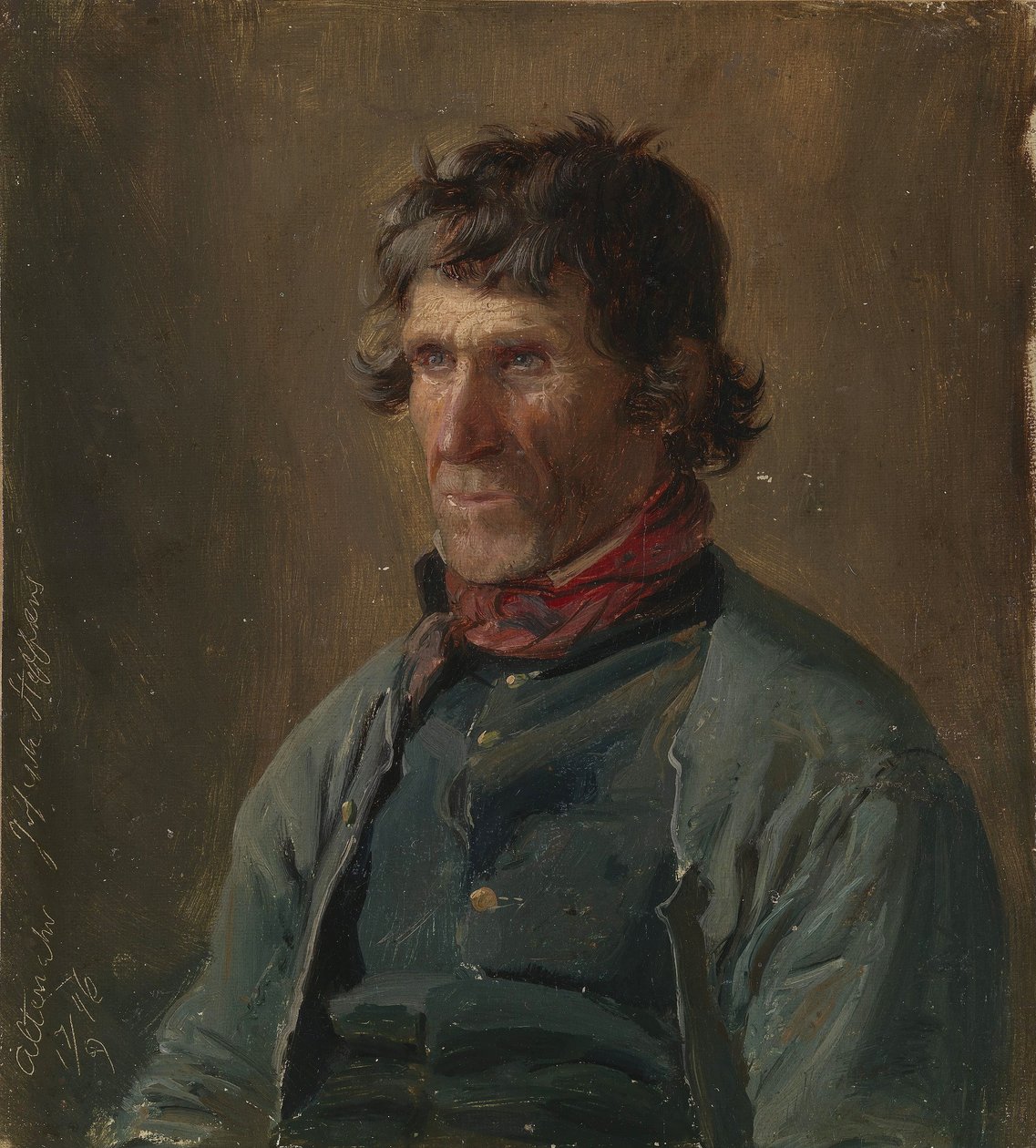 Joseph Steffens di Altenahr. Studio di figura da Adolph Tidemand