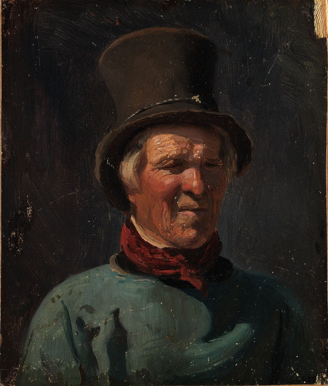Uomo con cappello da Adolph Tidemand