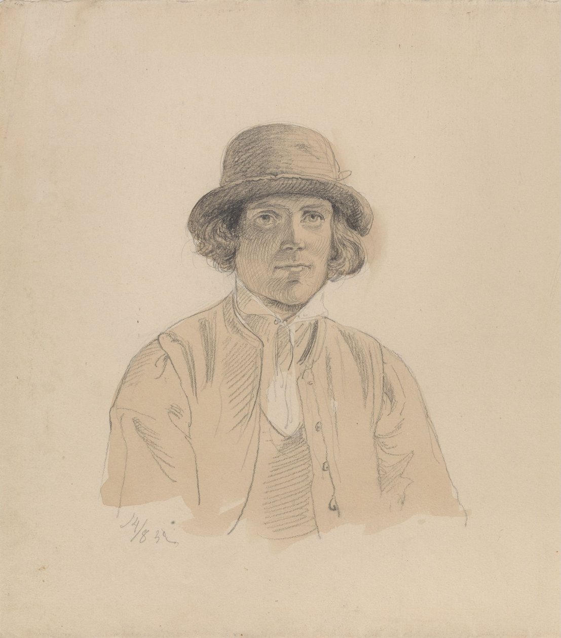 Uomo con cappello da Adolph Tidemand